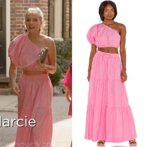 Southern Charm: Season 8 Episode 4/5 Taylor's Pink One Shoulder Set ...