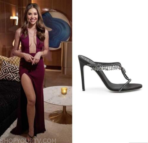 The Bachelorette: Season 19 Episode 4 Gabby Windey's Black Embellished ...