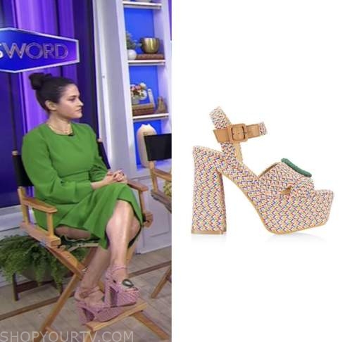 The Today Show: August 2022 Donna Farizan's Woven Platform Sandals ...