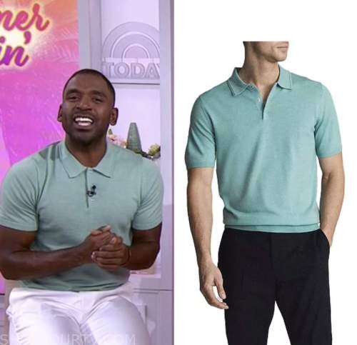 The Today Show: August 2022 Justin Sylvester's Green Polo Shirt | Shop ...