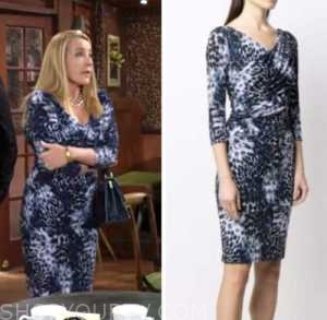 The Young and the Restless: August 2022 Nikki Newman's Blue Leopard ...