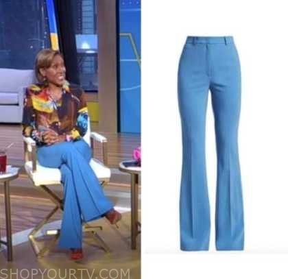 Good Morning America: August 2022 Robin Roberts's Blue Pants | Shop Your TV