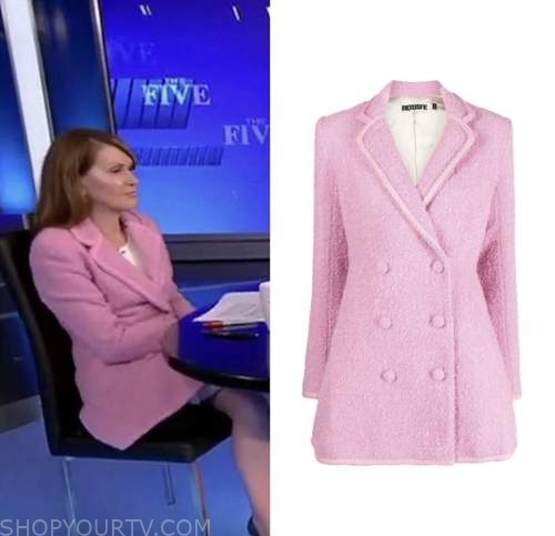 The Five: August 2022 Dagen McDowell's Pink Tweed Double Breasted ...