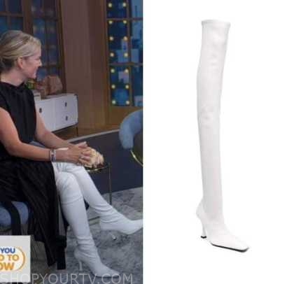 Good Morning America: August 2022 Dr. Jennifer Ashton's White Leather