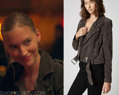 Locke and Key: Season 3 Episode 1 Suede Biker Jacket | Shop Your TV