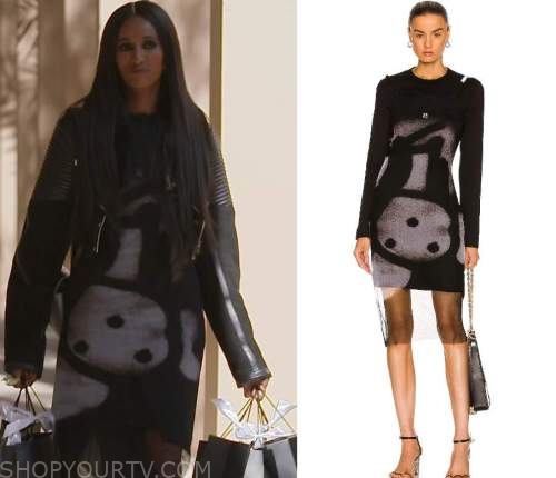 WornOnTV: Chanel's fur coat and leggings on The Real Housewives of Dubai, Chanel Ayan