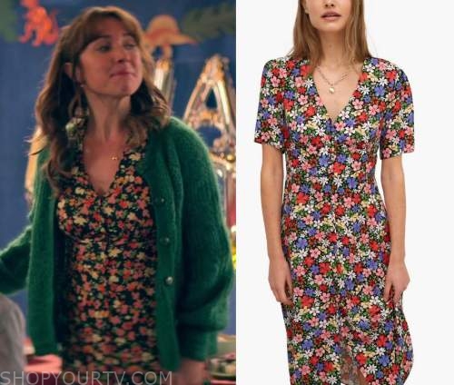 Trying: Season 3 Episode 4 Nikki's Floral Print Midi Dress | Shop Your TV