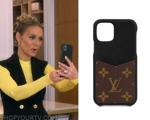 Louis Vuitton Bumper Pallas Phone Case used by Dorit Kemsley as seen in The  Real Housewives of Beverly Hills (S12E13)