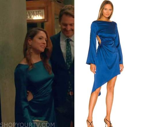 Good Trouble: Season 4 Episode 14 Ryan's Cut Out Silk Dress | Shop Your TV