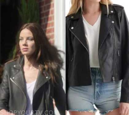 Echoes Leni and Gina Jacket  Michelle Monaghan Green Jacket