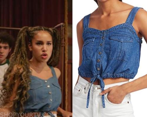 WornOnTV: Gina's blue yoga outfit on High School Musical The