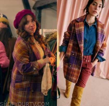 Trying: Season 3 Episode 6 Nikki's Checked Coat | Shop Your TV