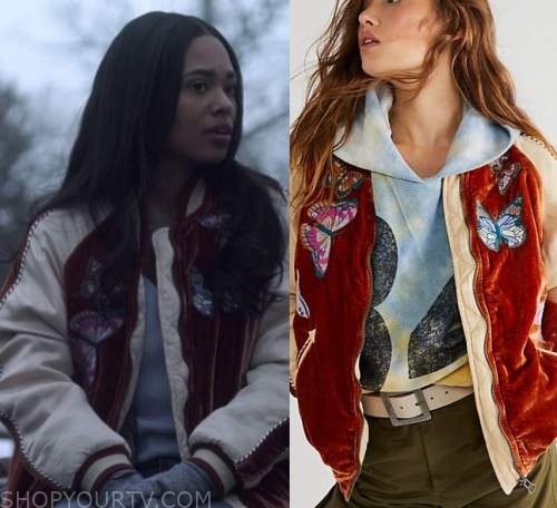 13 Reasons Why Jessica Tiger Bomber Jacket