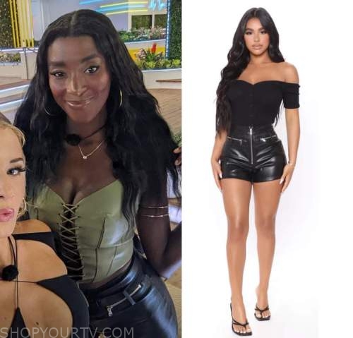 WornOnTV: Zeta's white bustier top on her date with Timmy on Love Island  USA, Zeta Morrison