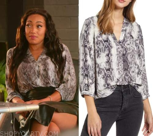 Selling The OC: Season 1 Episode 5 Brandi's Snake Shirt | Shop Your TV