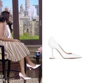 Live with Kelly and Ryan: September 2022 Keke Palmer's White Pumps ...