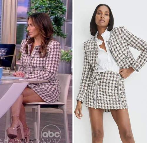 The View: September 2022 Alyssa Farah Griffin's Houndsooth Tweed Jacket ...