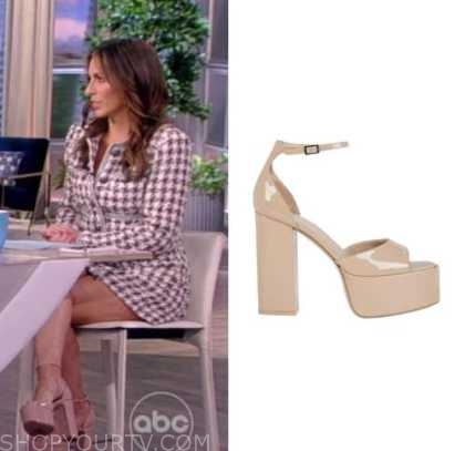 The View: September 2022 Alyssa Farah Griffin's Beige Patent Leather ...