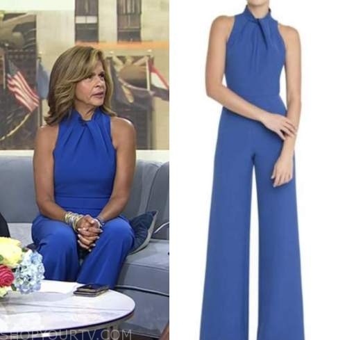 The Today Show: September 2022 Hoda Kotb's Blue Mock Neck Jumpsuit ...