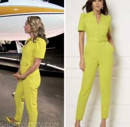 Good Morning America: September 2022 Ginger Zee's Lime Green Belted ...