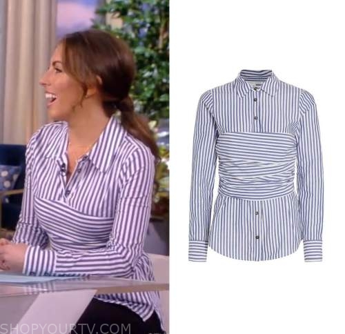 The View: September 2022 Alyssa Farah Griffin's Blue Striped Shirt ...