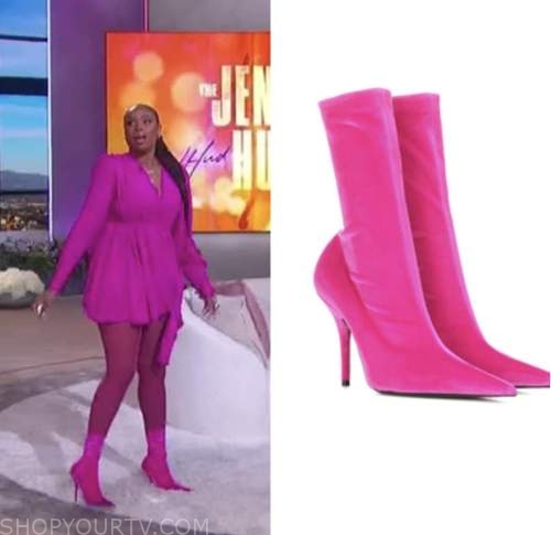 The Jennifer Hudson Show: September 2022 Jennifer Hudson's Pink Boots ...