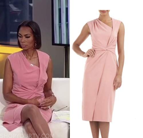 Outnumbered: September 2022 Harris Faulkner's Pink Asymmetric Dress ...