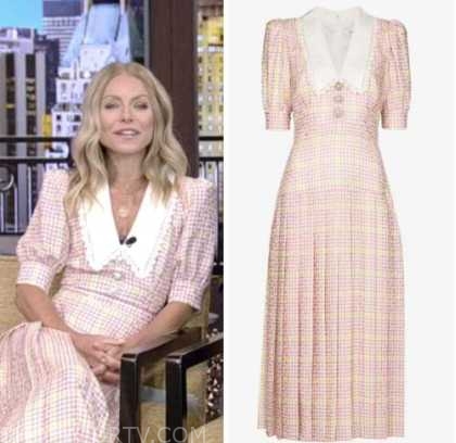 Live with Kelly and Ryan: September 2022 Kelly Ripa's Pink and Yellow ...