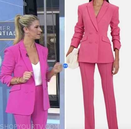 The Today Show: September 2022 Stefani Berkin's Pink Blazer and Pant ...