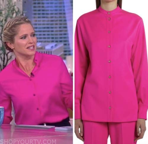 The View: September 2022 Sara Haines's Hot Pink Shirt | Shop Your TV