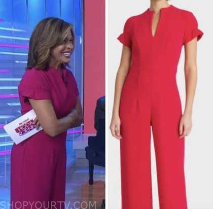 The Today Show: September 2022 Hoda Kotb's Pink Jumpsuit | Fashion ...