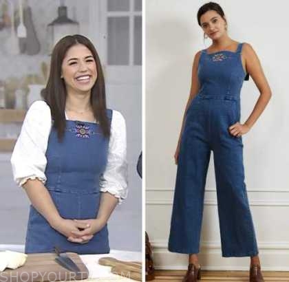 The Today Show: September 2022 Molly Yeh's Denim Embroidered