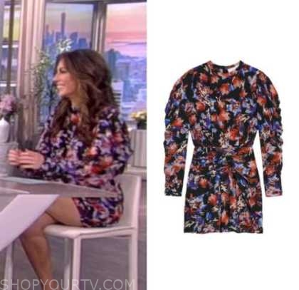 The View: September 2022 Alyssa Farah Griffin's Red And Black Floral ...