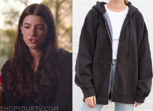 Brandy Melville Christy Hoodie worn by Charli D'Amelio as seen in The  D'Amelio Show (S02E01)