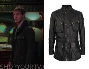 Fate the Winx Saga: Season 2 Episode 6 Black Belstaff Jacket | Shop Your TV