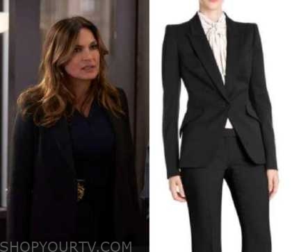 Law and Order SVU: Season 24 Epsiode 2 Olivia's Black Blazer | Shop Your TV