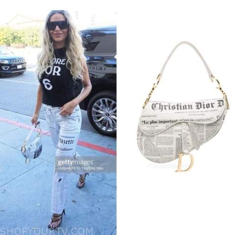 Real Housewives of Beverly Hills: Season 12 Episode 14 Dorit's Brown  Monogrammed Bag