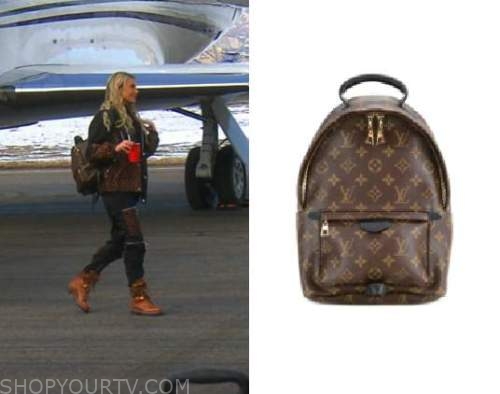 Louis Vuitton Louise Hoop GM Earrings worn by Caroline Stanbury as seen in  The Real Housewives of Dubai (S01E11)