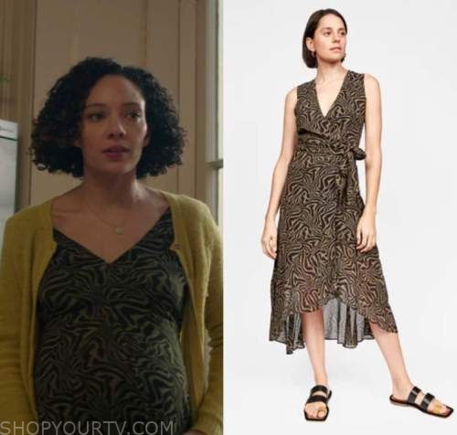 The Suspect: Season 1 Episode 5 Julianne's Tiger Dress | Shop Your TV