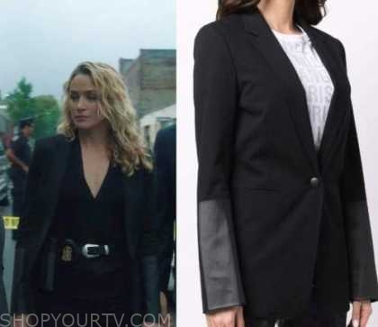 FBI: Season 5 Episode 2 Nina's Black Leather Jacket | Shop Your TV