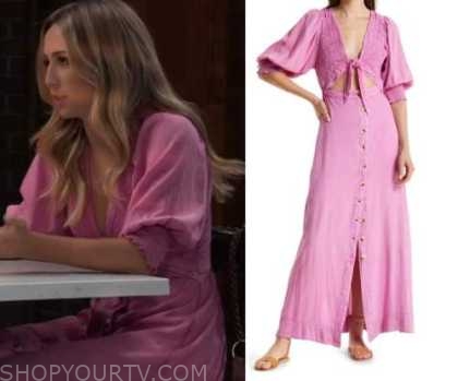 General Hospital: September 2022 Josslyn's Pink Dress | Shop Your TV