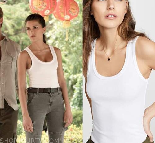 Blood and Treasure: Season 2 Episode 9 Lexi's White Tank Top | Shop Your TV