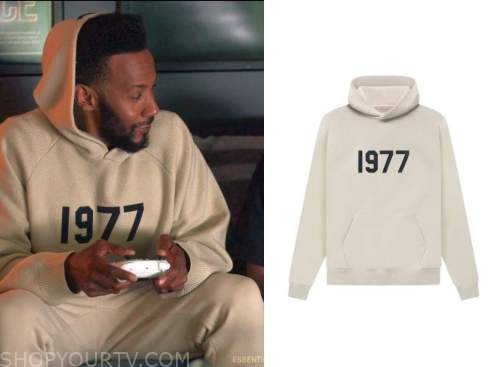 Essentials Fear Of God Hoodie worn by Lewis Stewart (McKinley Freeman) as  seen in Reasonable Doubt (S01E04)