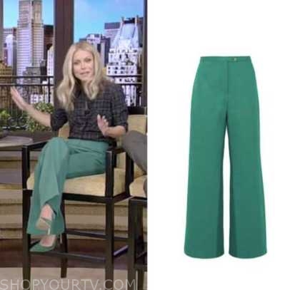 Live with Kelly and Ryan: October 2022 Kelly Ripa's Green Pants | Shop ...