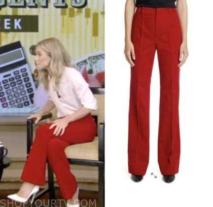 Live with Kelly and Ryan: October 2022 Kelly Ripa's Red Pants | Shop ...