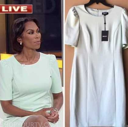 Outnumbered: October 2022 Harris Faulkner's Mint Green Pencil Dress ...