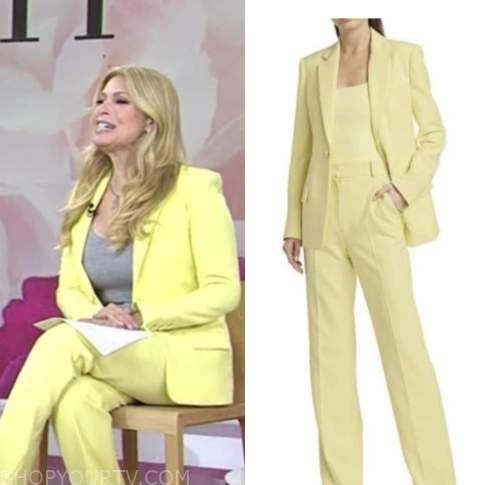 The Today Show: October 2022 Jill Martin's Yellow Blazer and Pant Suit ...
