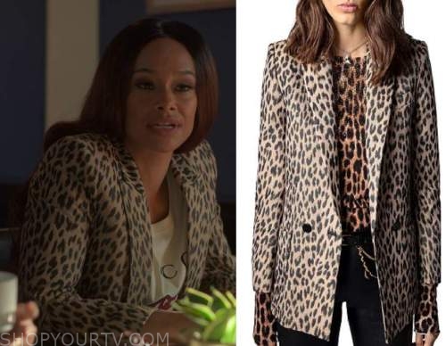 Reasonable Doubt: Season 1 Episode 4 Shanelle's Leopard Print Blazer ...