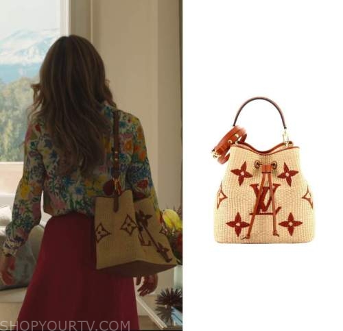 Louis Vuitton Raffia Tote worn by Meghann Fahy as seen in The White  Lotus(S02E06)