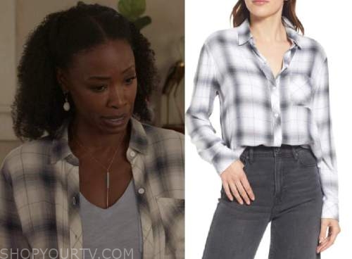 All American: Season 5 Episode 2 Grace's Plaid Shirt | Shop Your TV